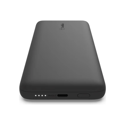 Belkinas | BOOST CHARGE Plus Power Bank | 10000 mAh | Integruoti LTG ir USB-C laidai | Juodas
