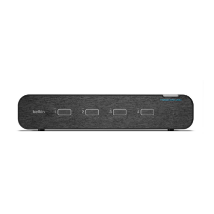 „Belkin Universal“ 2 kartos saugus KVM jungiklis, 4 prievadų, dviejų galvučių, be CAC