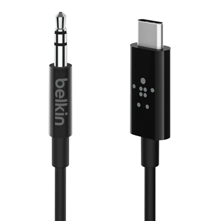 Belkin USB-C iki 3,5 mm garso kabelis, 0,9 m F7U079bt03-BLK