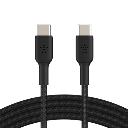 BELKIN BRAIDED USB-C TO USB-C CABLE,1M, Juodas
