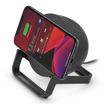 Belkin belaidžio įkrovimo stovas + garsiakalbis BOOST CHARGE Juodas