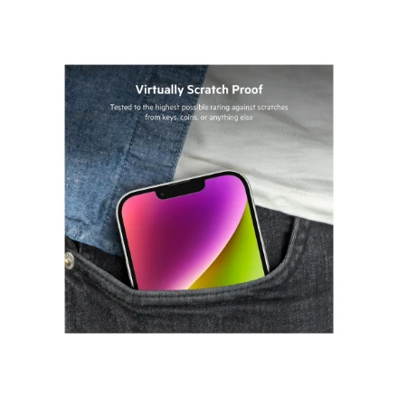 Belkinas | UltraGlass antimikrobinė ekrano apsauga | Apple | Skirta iPhone 13 Pro Max | UltraGlas | Išvalyti | Skaidri ekrano apsauga