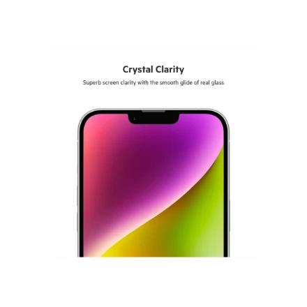 Belkinas | UltraGlass antimikrobinė ekrano apsauga | Apple | Skirta iPhone 13/13 Pro | UltraGlas | Išvalyti | Skaidri ekrano apsauga