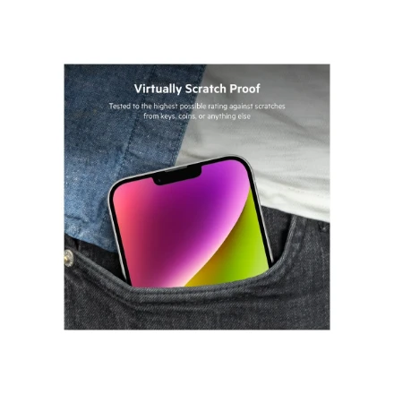 Belkinas | UltraGlass antimikrobinė ekrano apsauga | Apple | Skirta iPhone 13/13 Pro | UltraGlas | Išvalyti | Skaidri ekrano apsauga