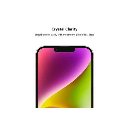 Belkinas | UltraGlass antimikrobinė ekrano apsauga | Apple | Skirta iPhone 13/13 Pro | UltraGlas | Išvalyti | Skaidri ekrano apsauga