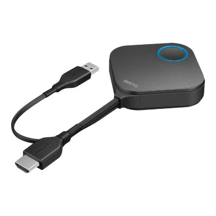 Projektorius BenQ InstaShow WDC10 EU/UAE/JP wireless video/audio extender, c:Juodas