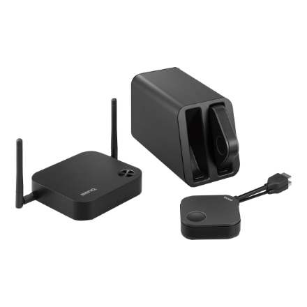 Projektorius BenQ InstaShow WDC10 EU/UAE/JP wireless video/audio extender, c:Juodas