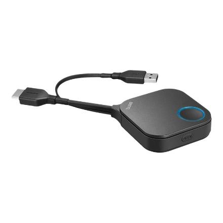Projektorius BenQ InstaShow WDC10 EU/UAE/JP wireless video/audio extender, c:Juodas