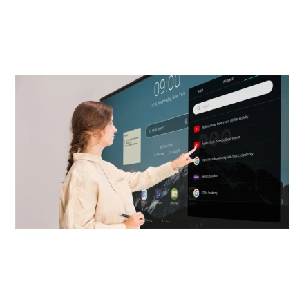 Monitorius Benq Interactive Flat Panel | RE8604 | Precision IR | 86 " | 450 cd/m² | Landscape | 18/7 | Android | Jutiklinis ekranas | 8 ms