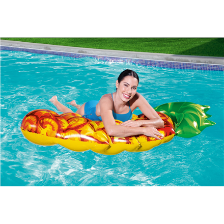 BESTWAY pripučiamas čiužinys Pineapple, 1.74m x 0.96m, 43310