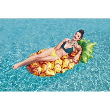 BESTWAY pripučiamas čiužinys Pineapple, 1.74m x 0.96m, 43310