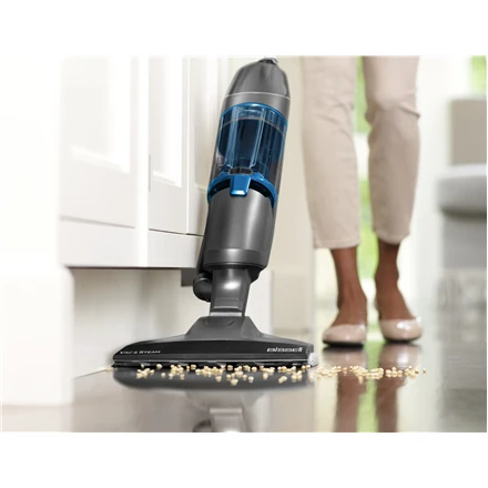 Bissell All-in-one Vacuum and Steam Mop | Vac & Steam | Power 1600 W | Vanduo tank capacity 0.4 L | Titanium/Bossanova Mėlyna