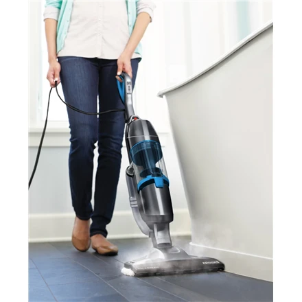 Bissell All-in-one Vacuum and Steam Mop | Vac & Steam | Power 1600 W | Vanduo tank capacity 0.4 L | Titanium/Bossanova Mėlyna