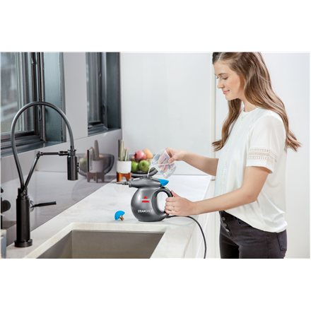 Bissell | Garinis valytuvas | SteamShot | Power 1050 W | Steam pressure 4.5 bar | Vanduo tank capacity 0.36 L | Mėlyna/Titanium