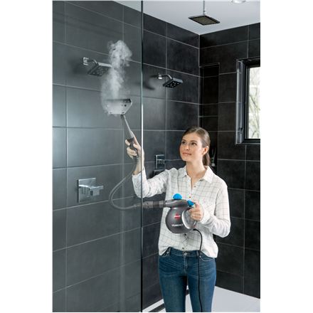 Bissell | Garinis valytuvas | SteamShot | Power 1050 W | Steam pressure 4.5 bar | Vanduo tank capacity 0.36 L | Mėlyna/Titanium