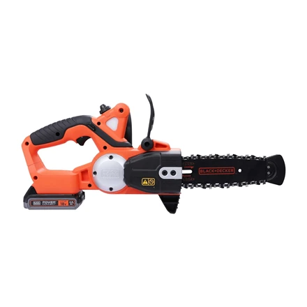 Black & Decker Juodas + DECKER AKU grandininis pjūklas. 18V -