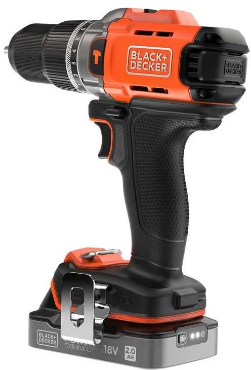 Akumuliatorinis gręžtuvas Black&Decker BCD383D1XK-QW | 18 V | 2.0 Ah