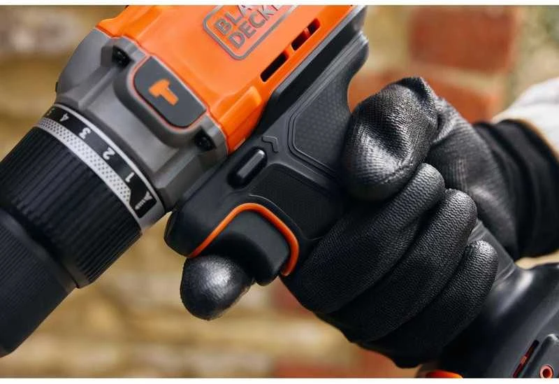 Akumuliatorinis gręžtuvas Black&Decker BCD383D1XK-QW | 18 V | 2.0 Ah aprašymas - Prekės nuotrauka