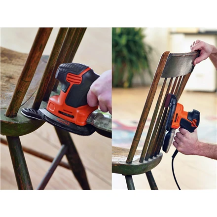 Black & Decker ekscentrinis daugiafunkcis šlifuoklis 120W KA2500K