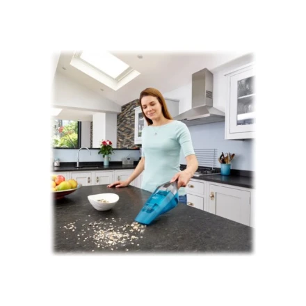 Black & Decker Cikloninis rankinis dulkių siurblys WDC215WA 0,38 L 65 dB 15W Mėlynas