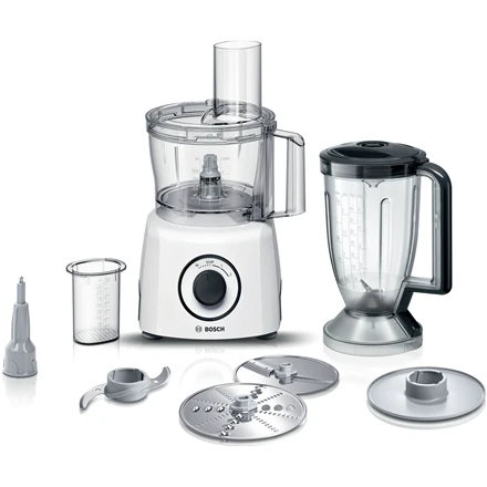 Bosch virtuvinis kombainas | MCM3230W MultiTalent 3 | 800 W | Greičių skaičius 2 | Bowl capacity 2.3 L | Baltas