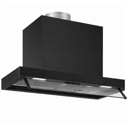 Bosch DBB65CC60 Serija 4, Integruojamasis kamino tipo gartraukis, 60 cm, Matinė juoda