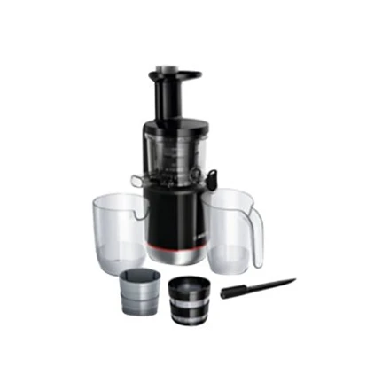 Bosch MESM731M Lėtaeigė sulčiaspaudė, VitaExtract, 150 W, Juoda, šiaušto nerūdijančio plieno