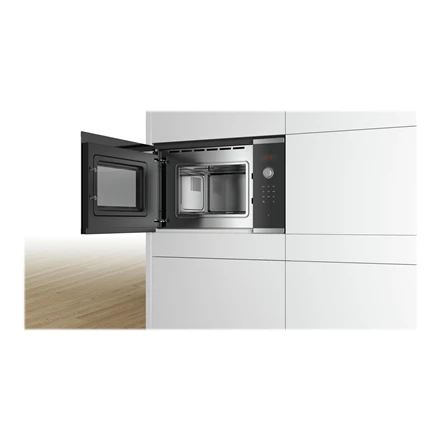Bosch BFL523MS0 Serija 4, Įmontuojamoji mikrobangų krosnelė, Nerūdijančio plieno