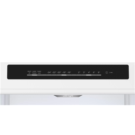 Šaldytuvas Bosch KGN392LDF 4 serija, Nerūdijančio plieno efektas
