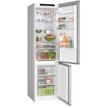 Šaldytuvas Bosch KGN392LDF 4 serija, Nerūdijančio plieno efektas