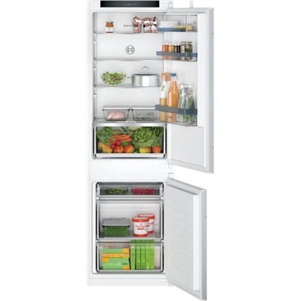 Bosch KIV86VSE0 Serija 4, Įmontuojamasis šaldytuvas-šaldiklis su šaldiklio skyriumi apačioje, 177.2 x 54.1 cm, slankiojantis vyris