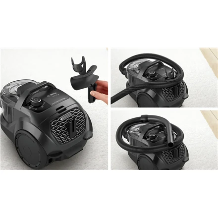 Bosch BGC21X300 Serija 4, Dulkių siurblys be maišelio, Juoda