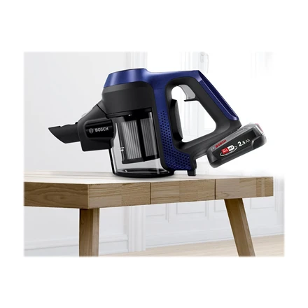 Įkraunamasis dulkių siurblys Bosch Unlimited 6 BBS611MAT, mėlynas
