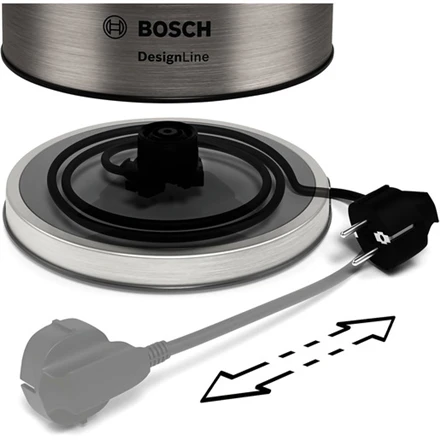 Bosch TWK5P480 Virdulys, DesignLine, Nerūdijančio plieno