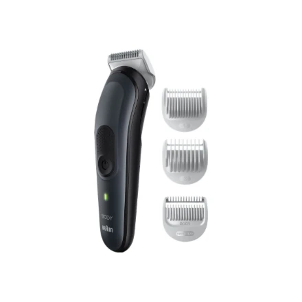 Braun Body Groomer | BG3340 | Cordless | Juodas/Pilkas