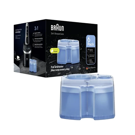 „Braun Clean & Renew“ papildymo kasetės CCR, 6 vnt. | CCR6