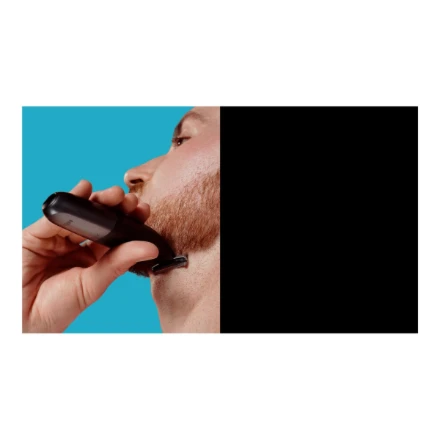 Barzdaskutė Braun Face and Body Hair trimmer | XT5300 Series XT5 | Cordless | Wet & Dry | Number of length steps 6 | Juodas/Sidabrinis
