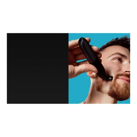 Barzdaskutė Braun Face and Body Hair trimmer | XT5300 Series XT5 | Cordless | Wet & Dry | Number of length steps 6 | Juodas/Sidabrinis