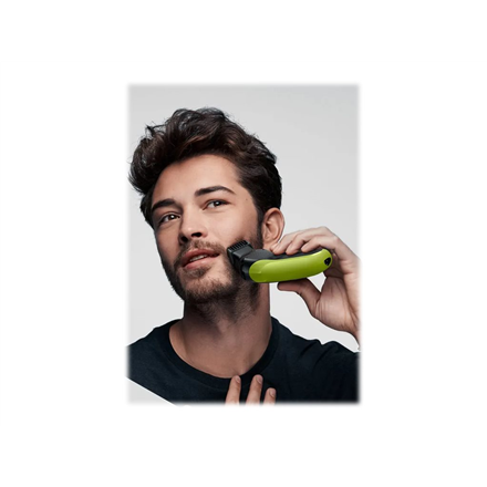 Barzdaskutė Braun | Shaver | Series 3 Shave&Style 300BT | Operating time (max) 30 min | NiMH | Juodas/Žalias