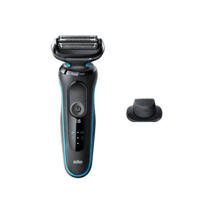 Braun | Shaver | 51-M1200s | Operating time (max) 50 min | Wet & Dry | Juodas/Mint