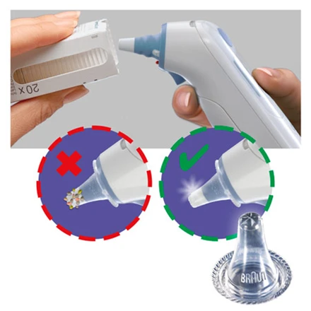 Braun ThermoScan® vienkartiniai lęšių filtrai, 40 vnt. LF40