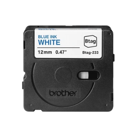Brother BTAG-233 | Mėlyna on Baltas | Btag