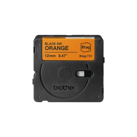 Brother BTAG-T31 | Juodas on Oranžinis | Btag