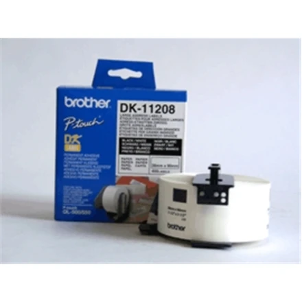 Brother Brolis | DK-11208 Didelės adresų etiketės | Baltas | DK | 38mm x 90mm