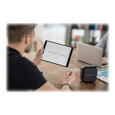 BROTHER PT-P710BT CUBE PLUS, LABEL THERMO Spausdintuvas PORTABLE, USB, BT (Juodas)