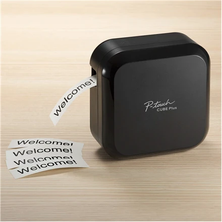 BROTHER PT-P710BT CUBE PLUS, LABEL THERMO Spausdintuvas PORTABLE, USB, BT (Juodas)