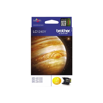 Brother Brolis LC-1240Y | Rašalo kasetė | Geltona