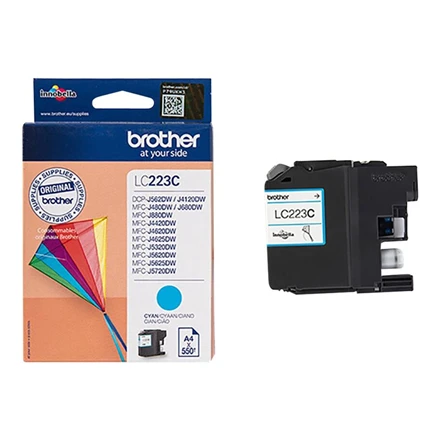 Brother LC-223C | Rašalo kasetė | Žydra spalva