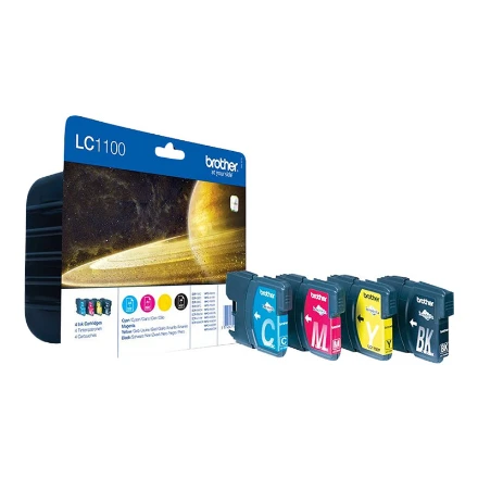 Rašalo kasetė Brother LC1100 CMYK | DCP395CN/DCP585CW/DCP6690CW