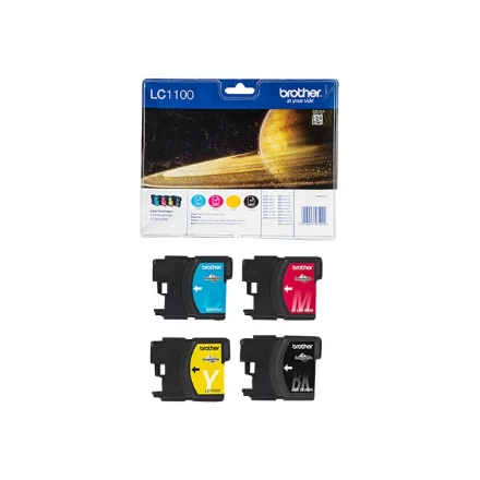 Rašalo kasetė Brother LC1100 CMYK | DCP395CN/DCP585CW/DCP6690CW